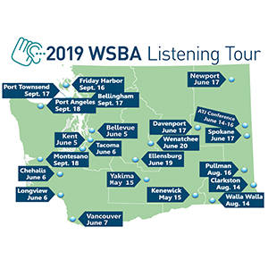 Listening Tour map