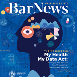 Cover of April/May Bar News