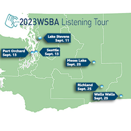 2023 Listening Tour map