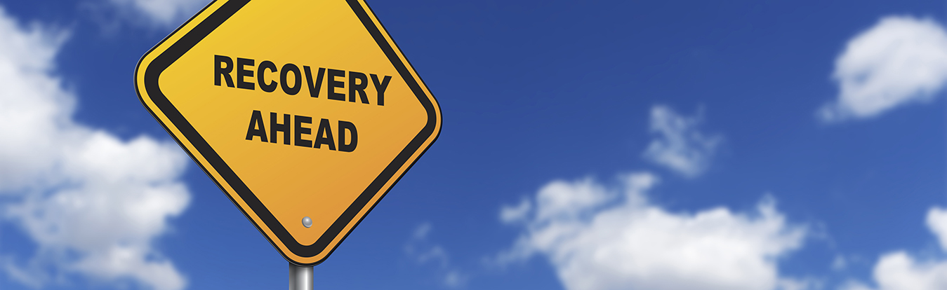 Recovery road sign
