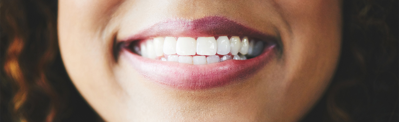 Woman smiling