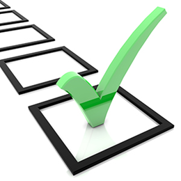 A green check mark