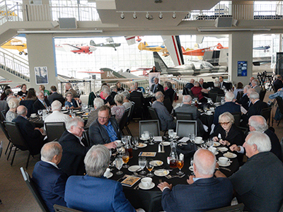 Attendees at the Washington State Bar Association's 50-year Member Luncheon at the Museum of Flight in Seattle June 6, 2025