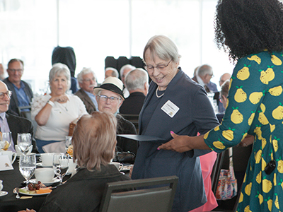Attendees at the Washington State Bar Association's 50-year Member Luncheon at the Museum of Flight in Seattle June 6, 2025