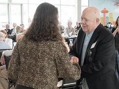 AttendeesattheWashingtonStateBarAssociations50-yearMemberLuncheonattheMuseumofFlightinSeattleJune62025