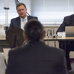 WSBA Pres. Bill Pickett at a Board meeting