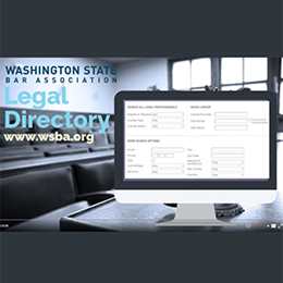 Screenshot of the Legal Directory