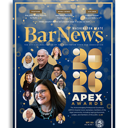 Cover of September 2026 Bar News