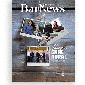 Cover of the November 2022 Bar News