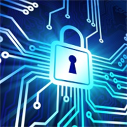 Digital lock graphic