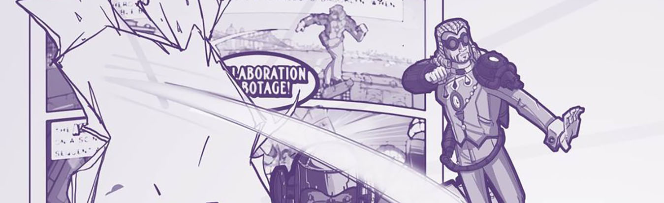 A comic book page
